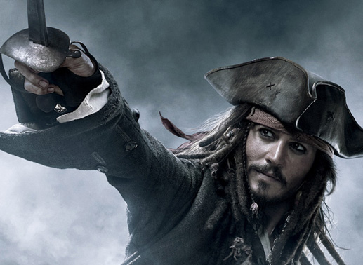 Johnny Depp ist Captain Jack Sparrow. Bild: Sender
