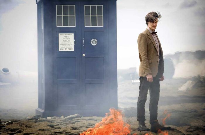 Der Doktor (Matt Smith) ermittelt. Bild: Sender/BBC/Adrian Rogers