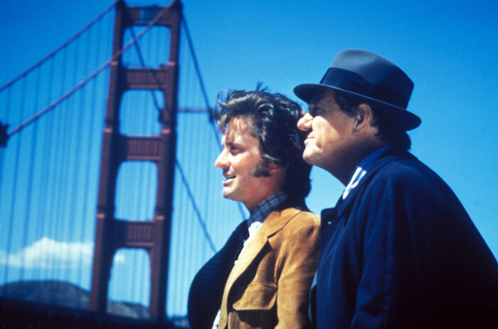 Die Straßen von San Francisco: Mike Stone (Karl Malden) und Steve Keller (Michael Dougas). Bild: Sender / WDR / 2013 CBS Studios Inc