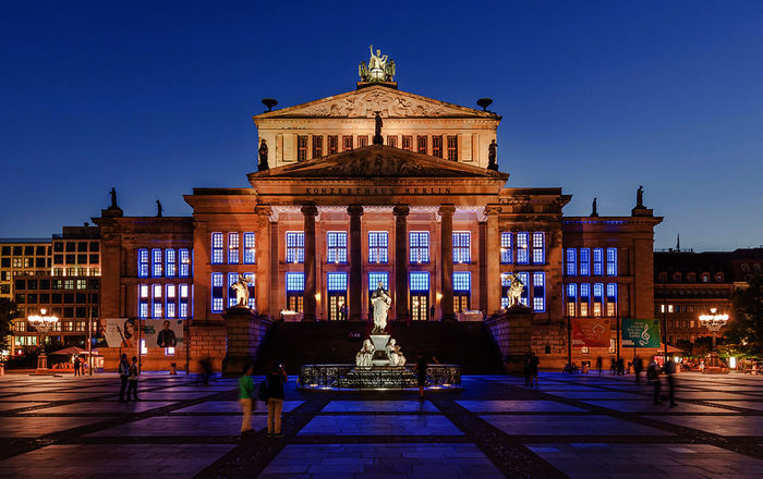 Das Konzerthaus am Gendarmenmarkt in Berlin. Bild: Sender