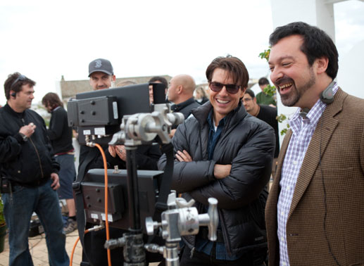 Tom Cruise und Regisseur James Mangold. Bild: 2010 Twentieth Century Fox