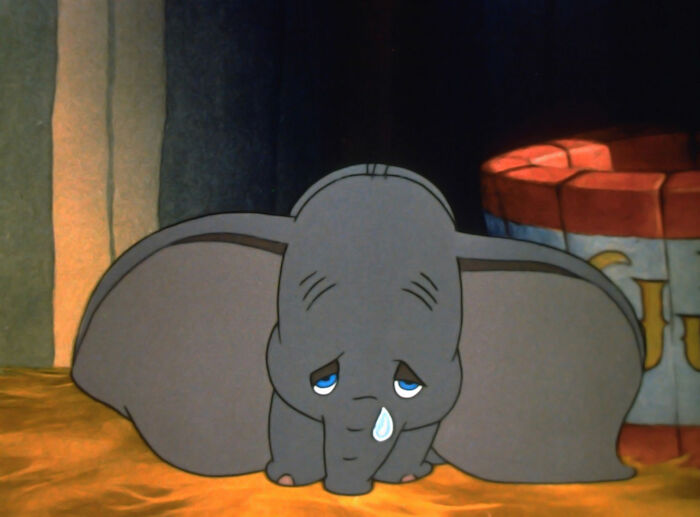 Trauriger Dumbo. Bild: Sender/Disney