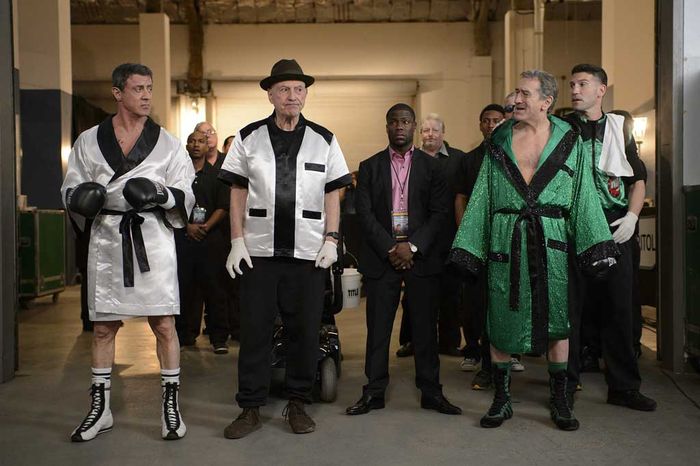 „Zwei vom alten Schlag“: Sylvester Stallone und Robert De Niro. Bild: Sender