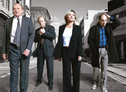 James Bolam, Alun Armstrong, Amanda Redman und Woodward. Bild: Sender / BBC / Mike Hogan